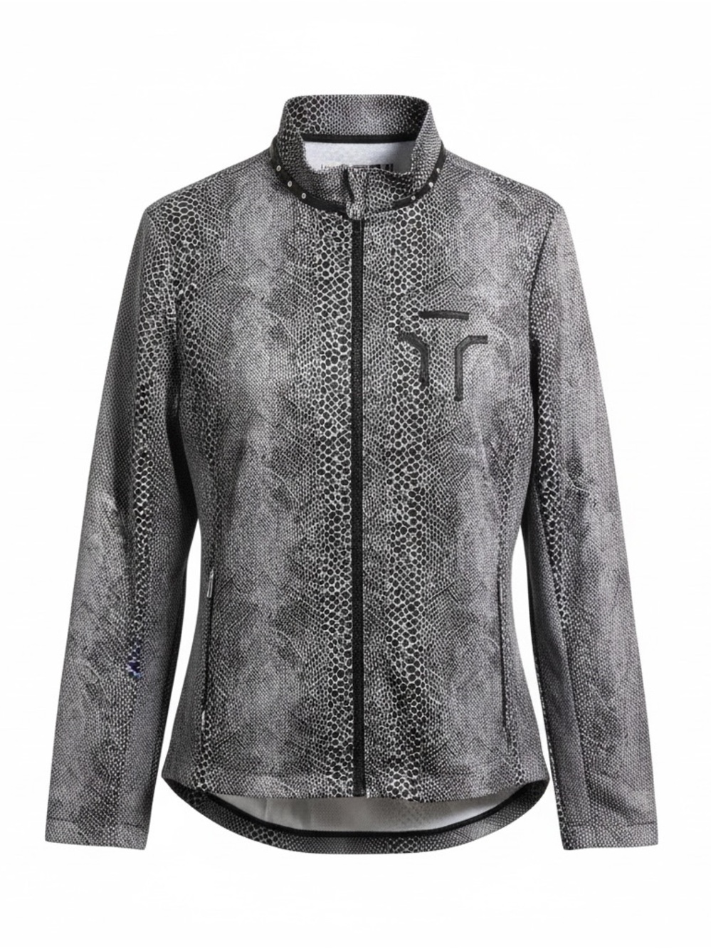Jamie Sadock Full-Zip Snakeskin Print Golf Jacket - Women’s Large